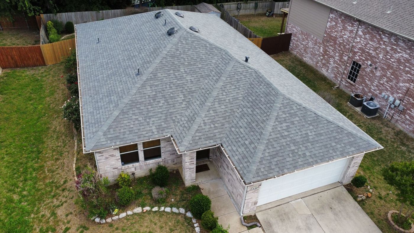 Finished shingle roof after Ramirez Roofing replacement