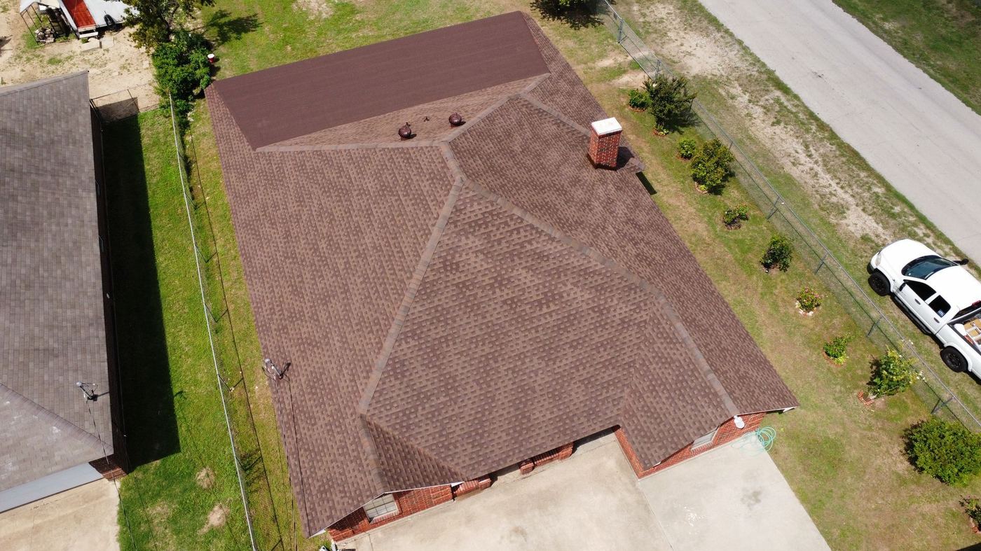 Roofing project near completion in Cleburne, TX