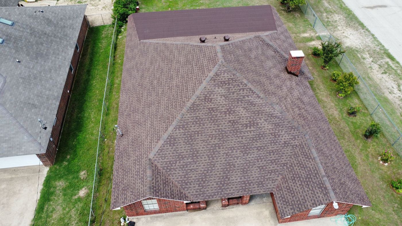 New roof on a Texas residential property